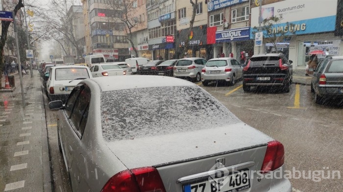 Bursa'dan kar manzaraları