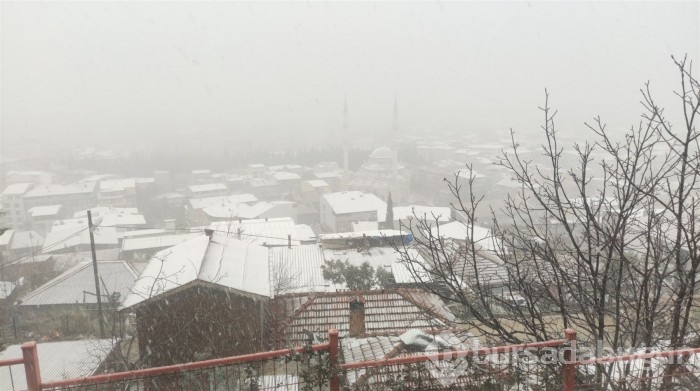 Bursa'dan kar manzaraları