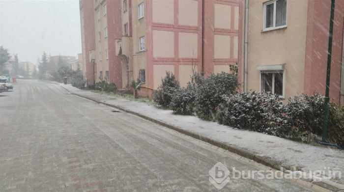 Bursa'dan kar manzaraları