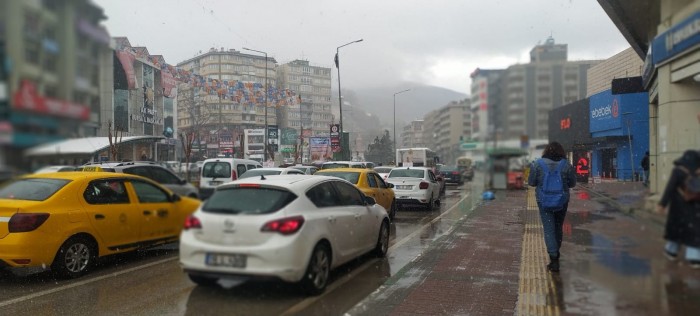 Bursa'dan kar manzaraları