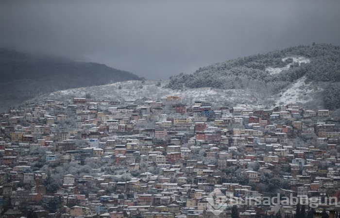 Bursa'dan kar manzaraları