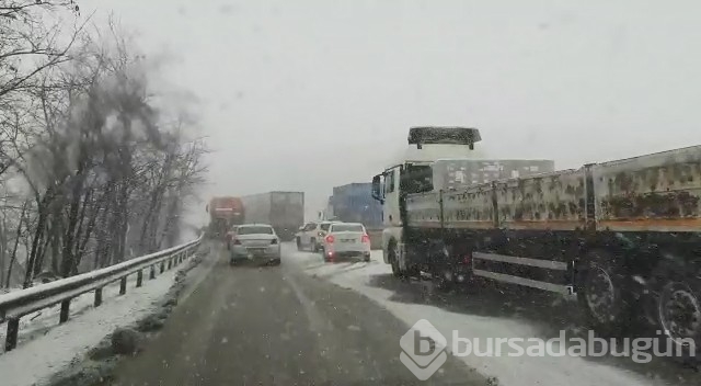 Bursa'dan kar manzaraları