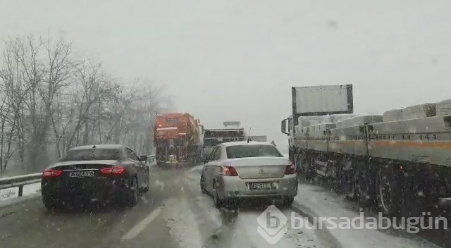 Bursa'dan kar manzaraları