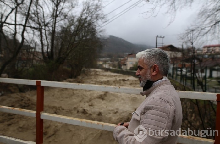 Bursa'da sel alarmı! Dereler taştı