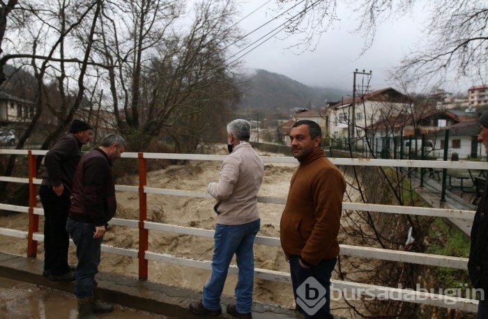 Bursa'da sel alarmı! Dereler taştı