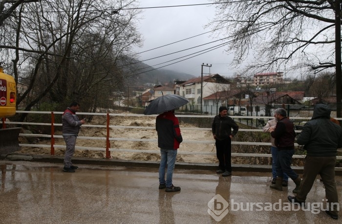 Bursa'da sel alarmı! Dereler taştı