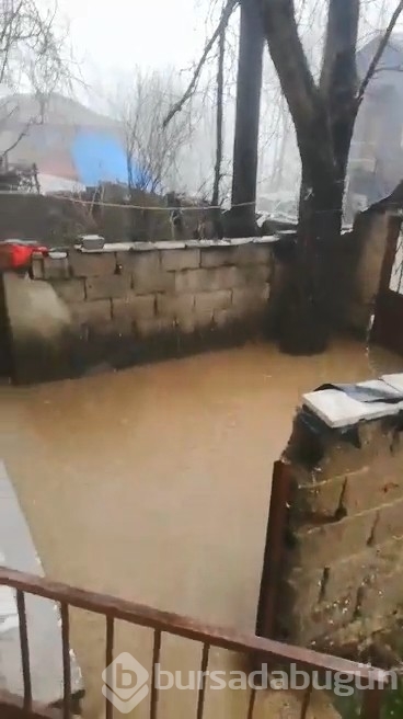 Bursa'da sel alarmı! Dereler taştı