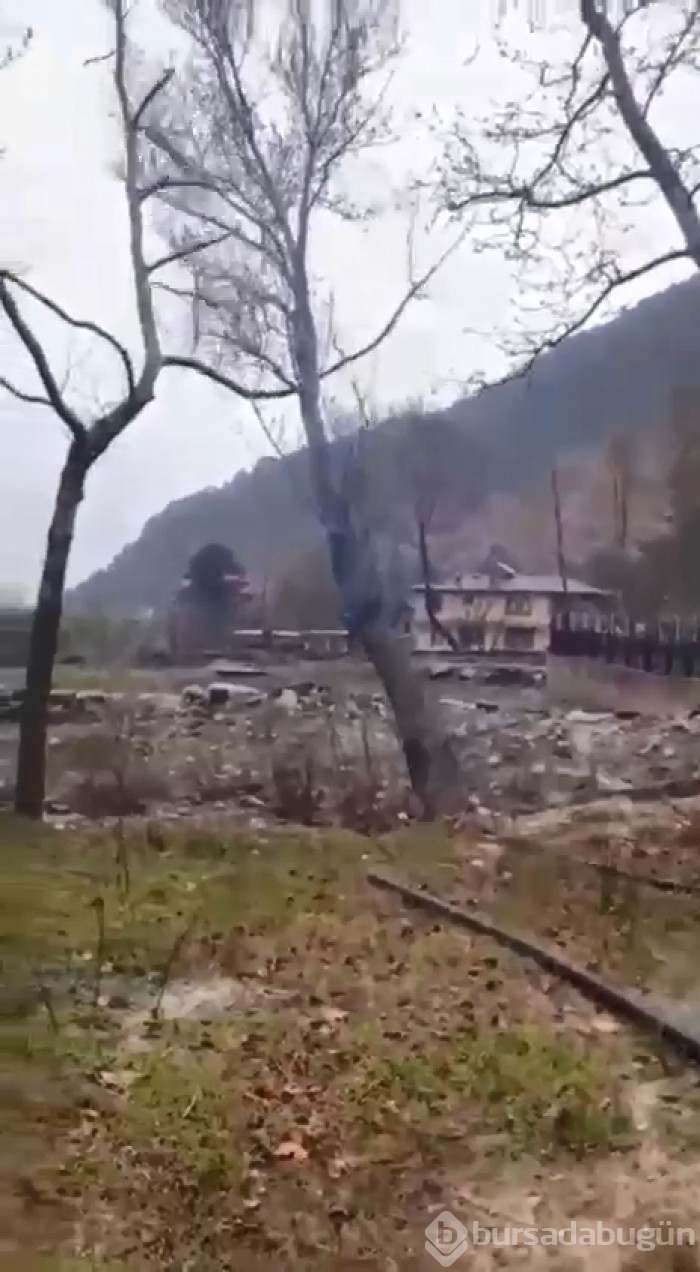 Bursa'da sel alarmı! Dereler taştı