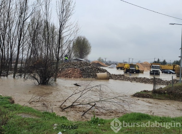 Bursa'da sel alarmı! Dereler taştı