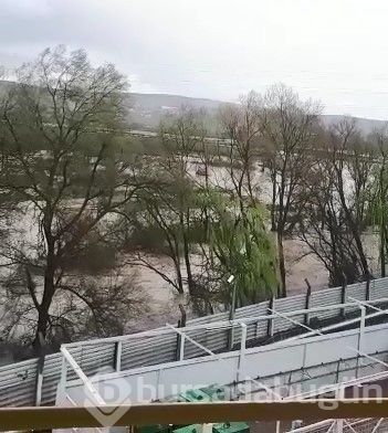 Bursa'da sel alarmı! Dereler taştı
