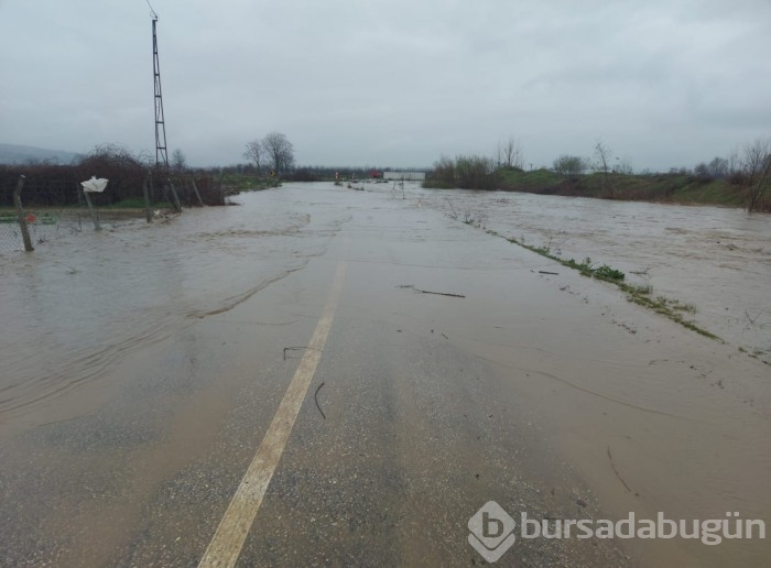 Bursa'da sel alarmı! Dereler taştı