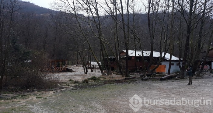 Bursa'da sel alarmı! Dereler taştı