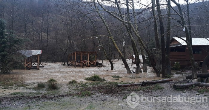 Bursa'da sel alarmı! Dereler taştı