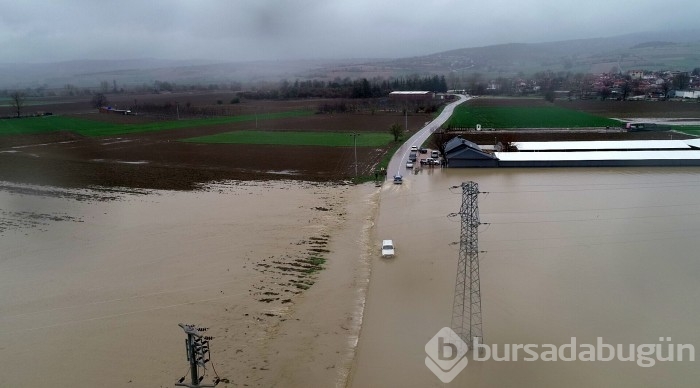 Bursa'da sel alarmı! Dereler taştı