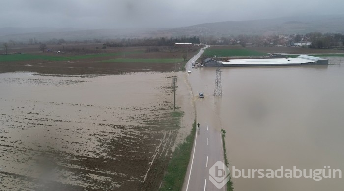 Bursa'da sel alarmı! Dereler taştı