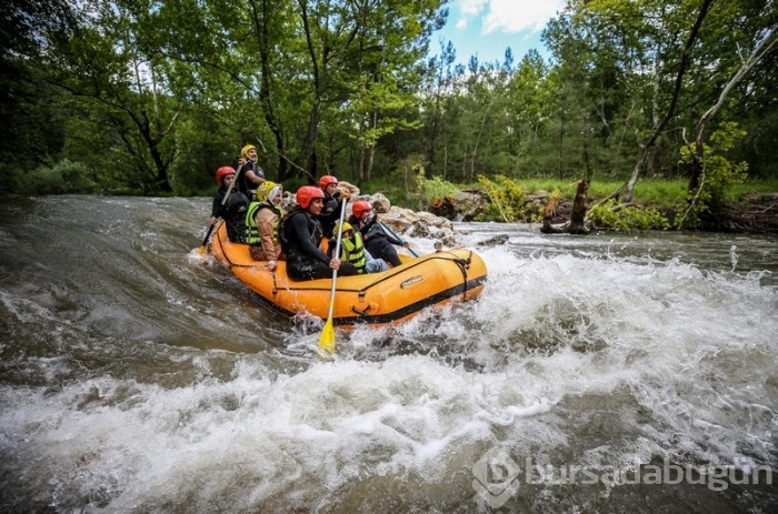 Bursa'da rafting coşkusu!