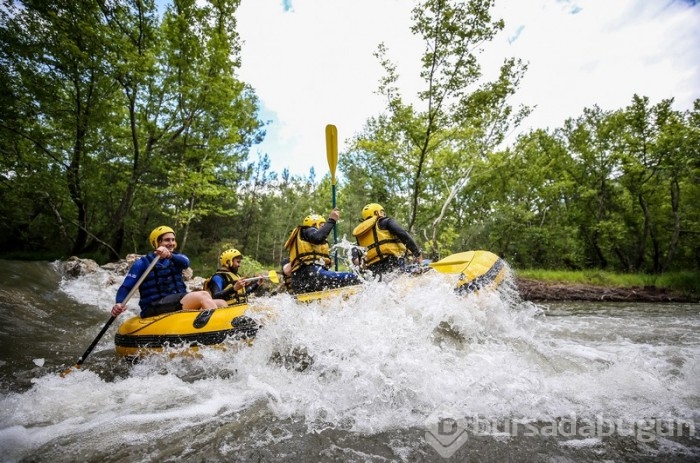 Bursa'da rafting coşkusu!