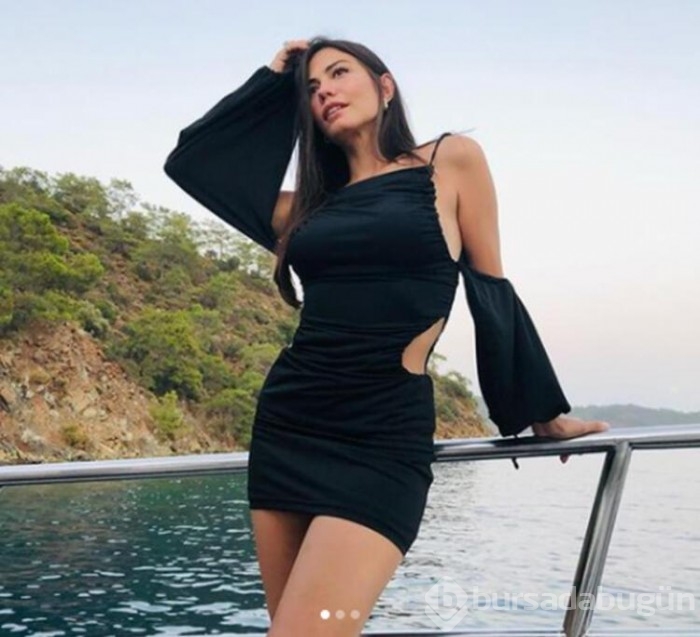 Oğuzhan Koç'la tatile giden Demet Özdemir'den tekne pozları!