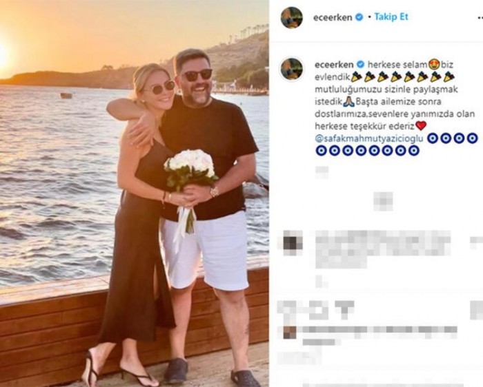 Şafak Mahmutyazıcıoğlu ve Ece Erken'den boşanma iddialarına fotoğraflı cevap!