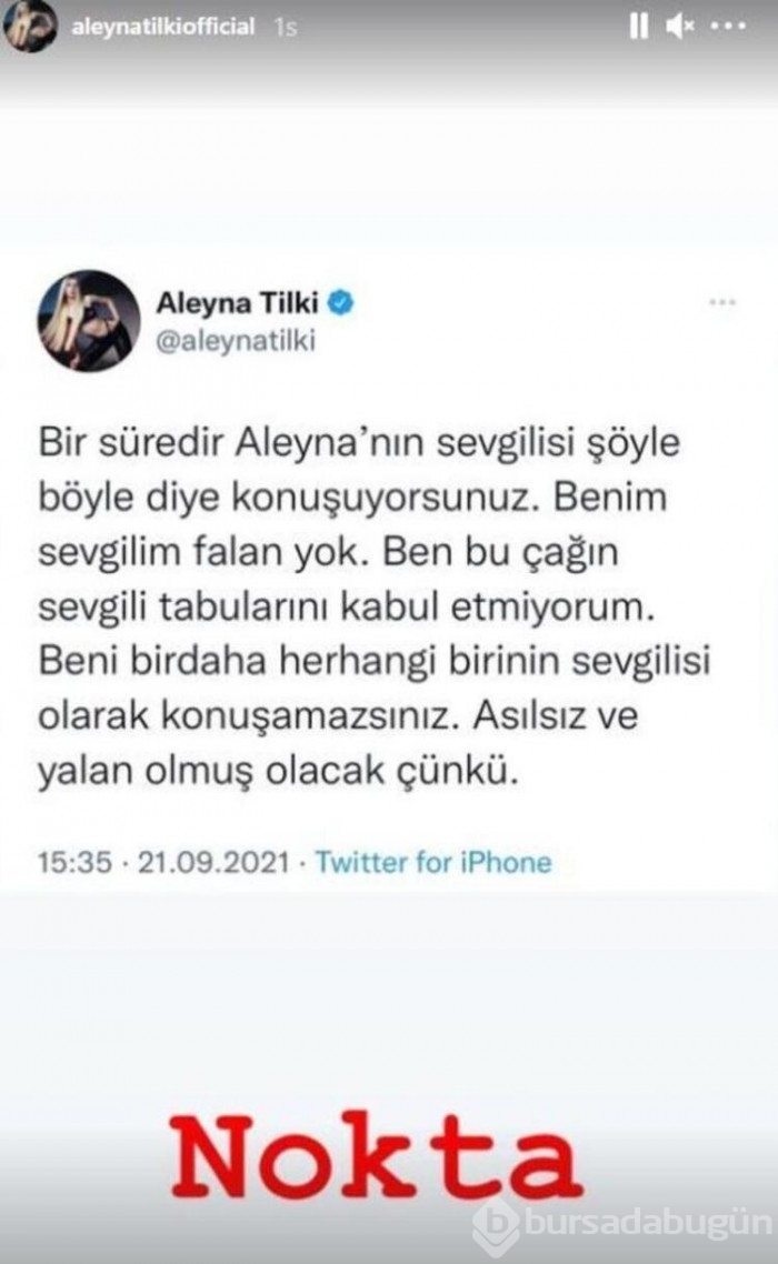 Aleyna Tilki: İki yıldır zor bir dönem geçiriyordum