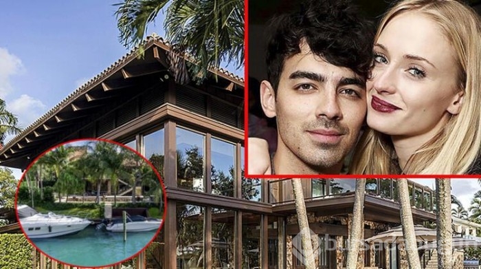 Sophie Turner ve Joe Jonas'ın devasa malikanesi