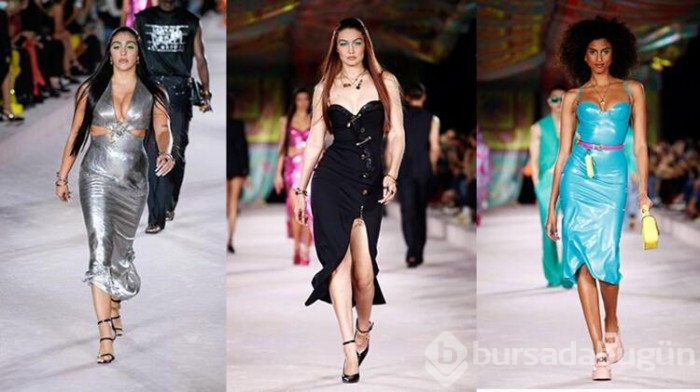 Donatella Versace, Milan Moda Haftası'na damgasını vurdu!