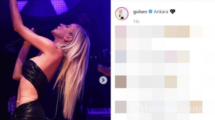 Gülşen, iddialı sahne kostümüyle olay oldu!
