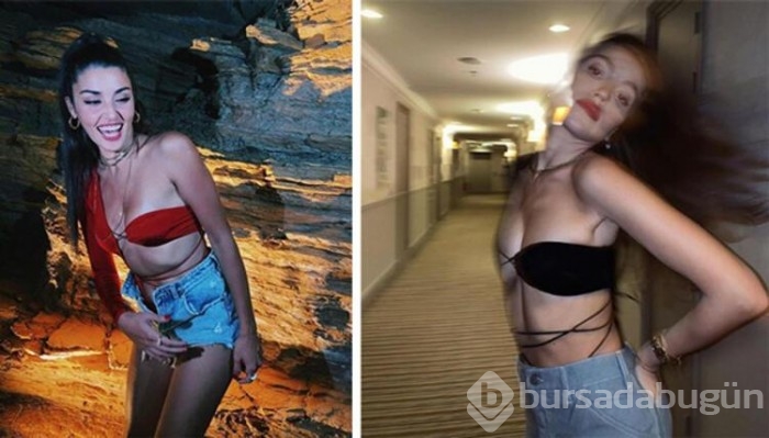 Duygu Özaslan, Hande Erçel'in üzerinde ünlenen mayoyu giydi