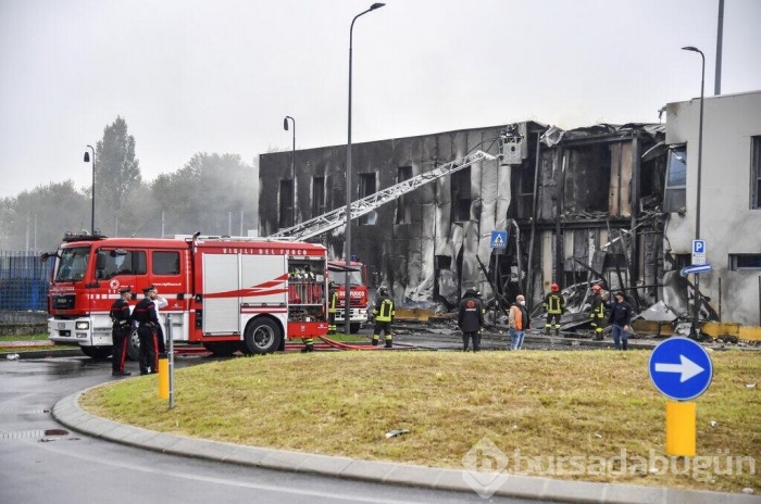 İtalya'da özel jet düştü