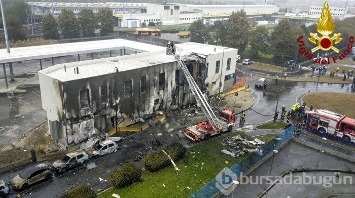 İtalya'da özel jet düştü