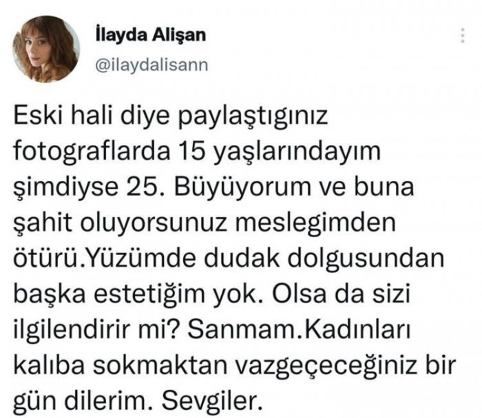 İlayda Alişan, yıllar önceki fotoğrafıyla adından söz ettirdi!