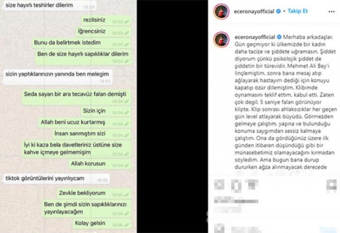 Mehmet Ali Erbil'den taciz suçlamasına yanıt...