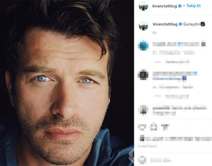 Kıvanç Tatlıtuğ'dan 'günaydın' pozu