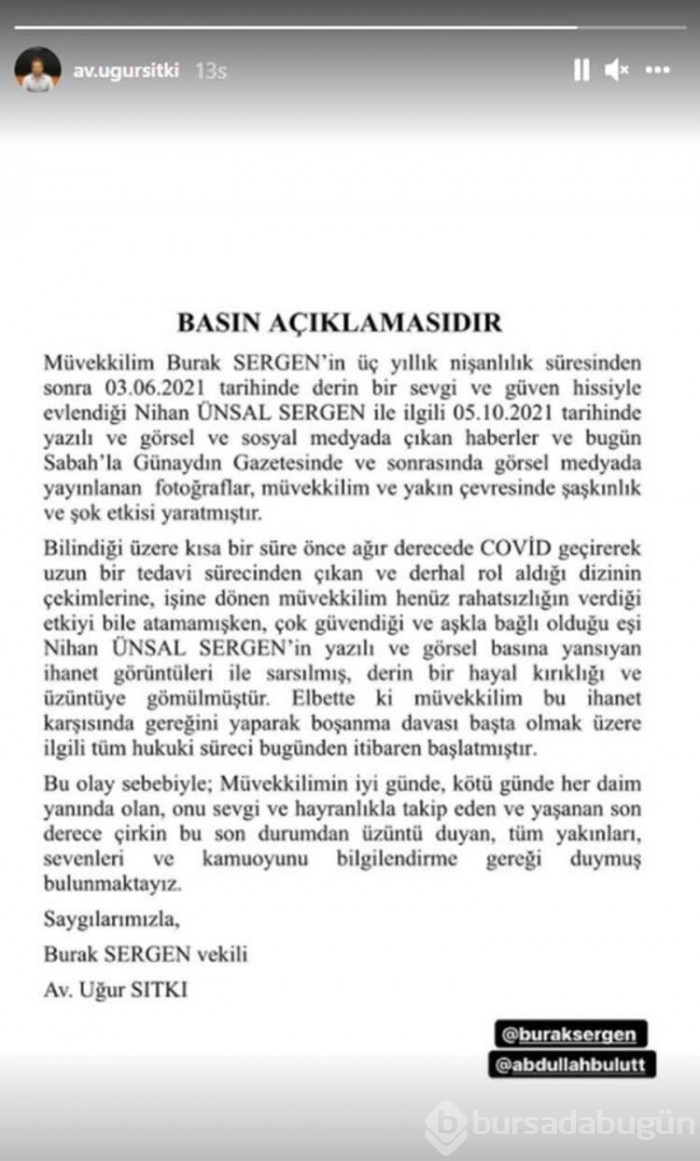 Burak Sergen eşinin ihaneti karşısında sarsıldı!
