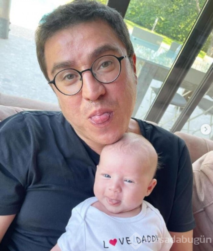 İbrahim Büyükak'tan 'babam ve oğlum' pozu