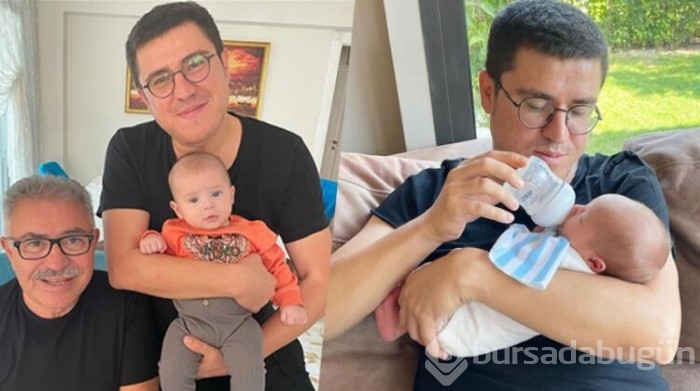 İbrahim Büyükak'tan 'babam ve oğlum' pozu