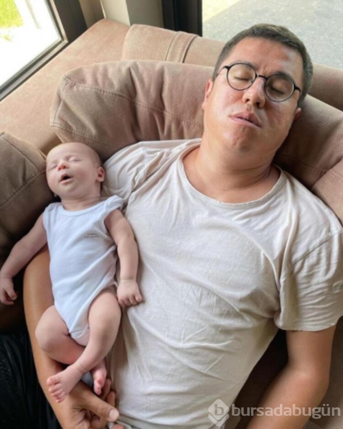 İbrahim Büyükak'tan 'babam ve oğlum' pozu