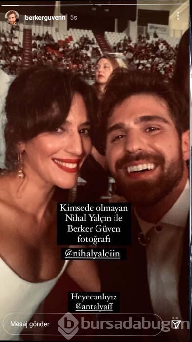 Nihal Yalçın'a, oyuncu sevgilisinden destek