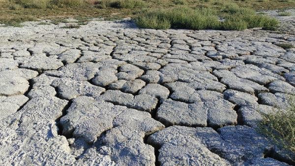 Burdur Gölü'nün suyu, iskeleden 2 metre uzaklaştı!
