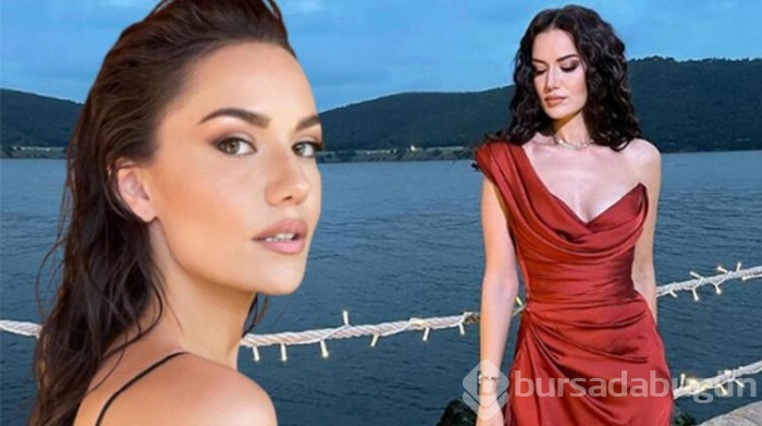 Fahriye Evcen, güzelliğiyle hayran bıraktı