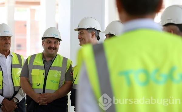 TOGG'un üretim tesisi inşaatında inceleme