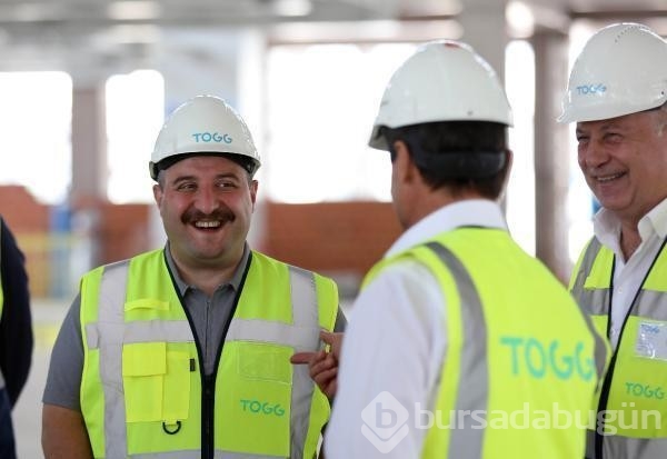 TOGG'un üretim tesisi inşaatında inceleme