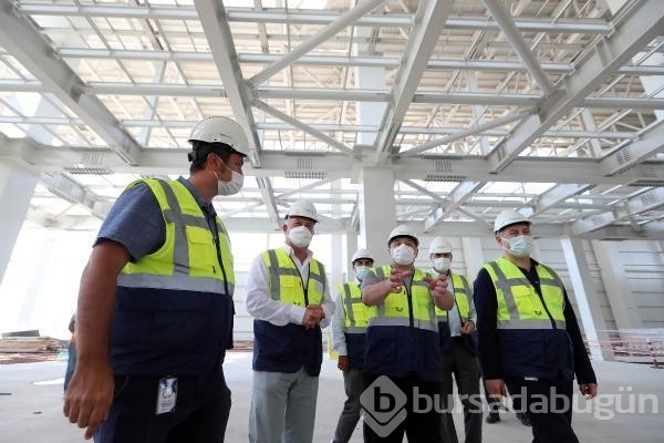TOGG'un üretim tesisi inşaatında inceleme