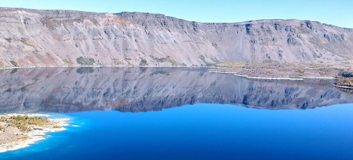 Nemrut Krater Gölü çevresinde kamp kurup, görüntüleri paylaştılar...