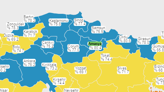 Türkiye'de en çok korona aşısının yapıldığı 10 şehir!