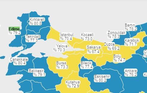Türkiye'de en çok korona aşısının yapıldığı 10 şehir!