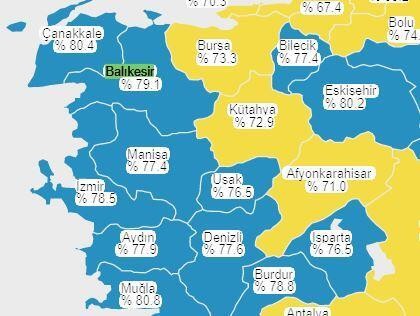 Türkiye'de en çok korona aşısının yapıldığı 10 şehir!