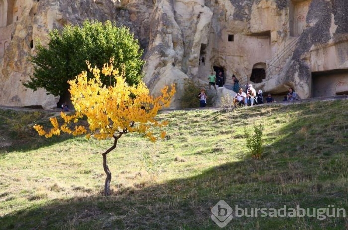 Kapadokya sonbahar renklerine donandı