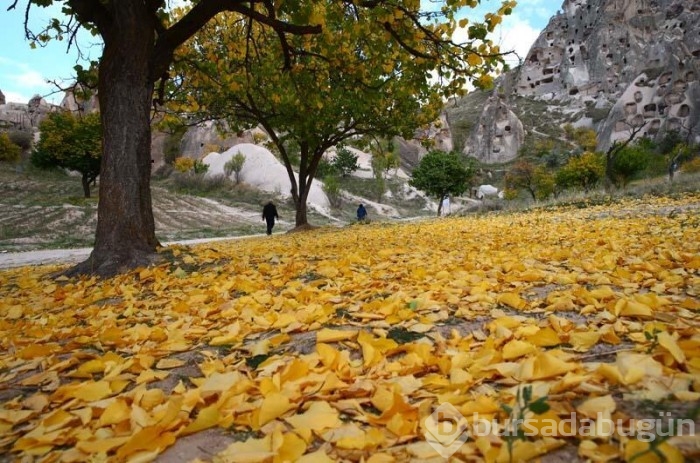 Kapadokya sonbahar renklerine donandı
