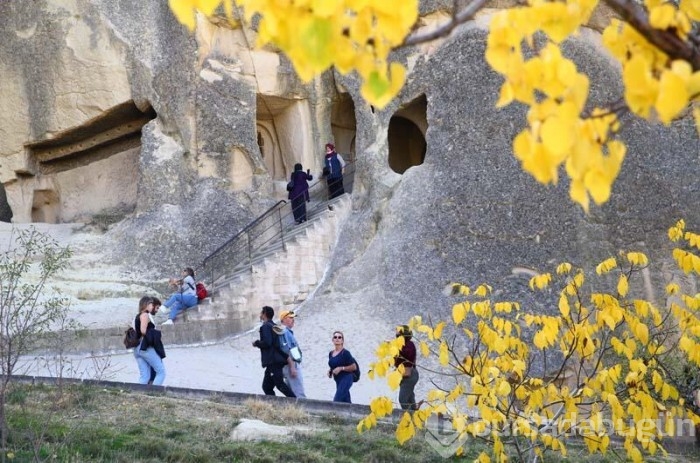 Kapadokya sonbahar renklerine donandı